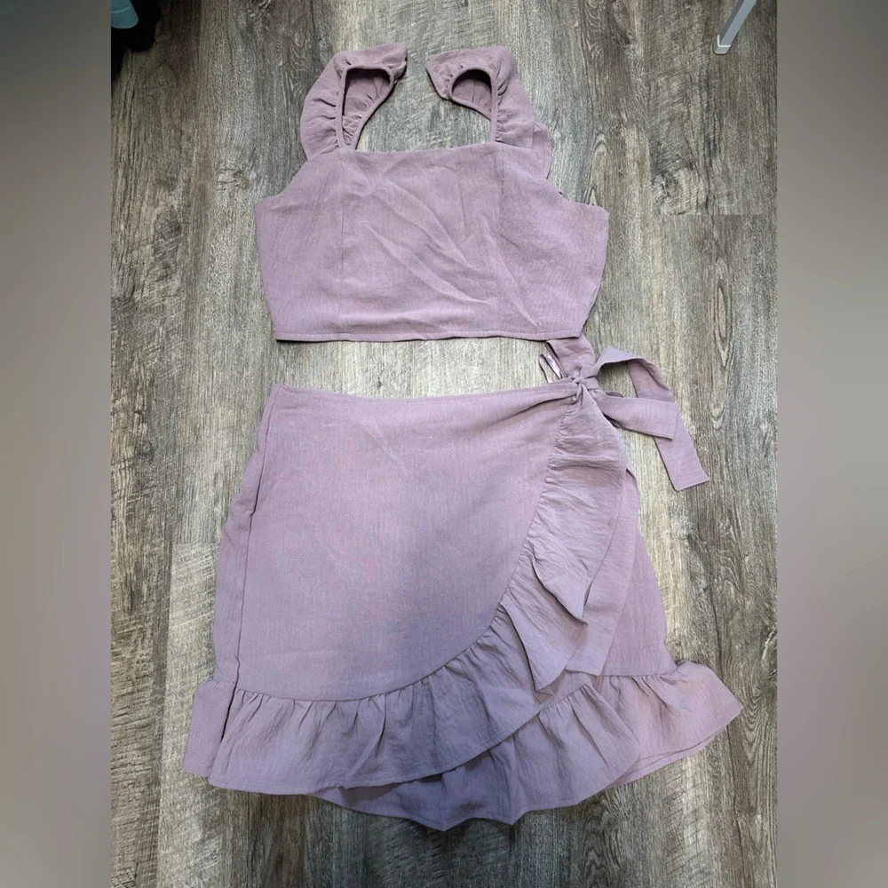 Pink Lily Mauve Skirt Set - Picture 1 of 1